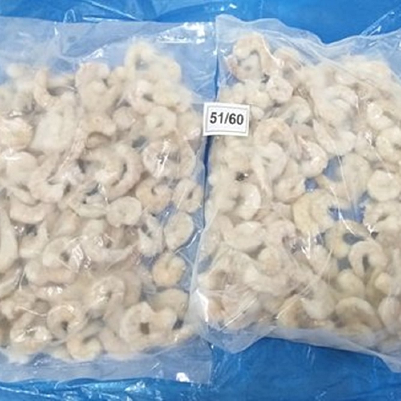 Frozen Vannamei PD 51/60 Prawns